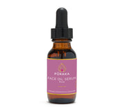 Pūraka Face Oil Serum Rose in amber glass dropper bottle, 30ml, organic naturopathic skincare